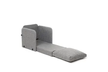 1-sits bäddsoffa Rubby Ljusgrå - Ljusgrå - Möbler - Stolar & fåtöljer - Fåtölj - Bäddfåtölj