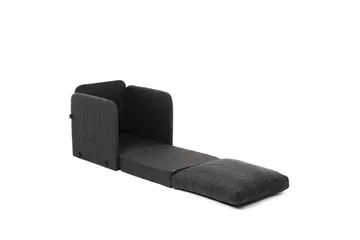 1-sits bäddsoffa Rubby Mörkgrå - Mörkgrå - Möbler - Stolar & fåtöljer - Fåtölj - Bäddfåtölj