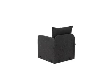 1-sits bäddsoffa Rubby Mörkgrå - Mörkgrå - Möbler - Stolar & fåtöljer - Fåtölj - Bäddfåtölj