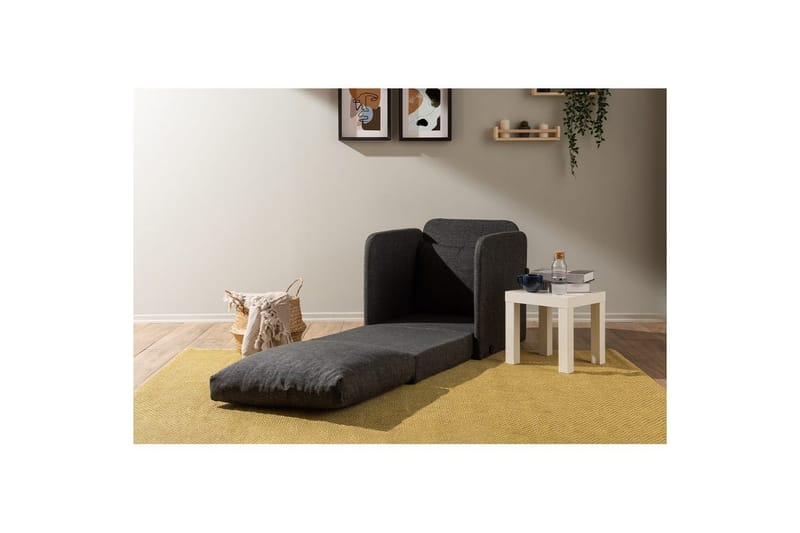 1-sits bäddsoffa Rubby Mörkgrå - Mörkgrå - Möbler - Stolar & fåtöljer - Fåtölj - Bäddfåtölj