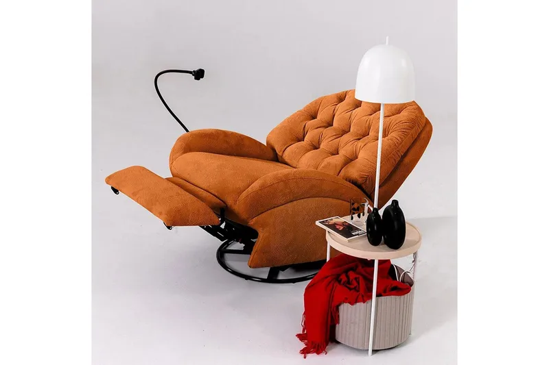 Adesis Reclinerfåtölj Elektrisk - Röd - Möbler - Stolar & fåtöljer - Fåtölj - Biofåtölj & reclinerfåtölj