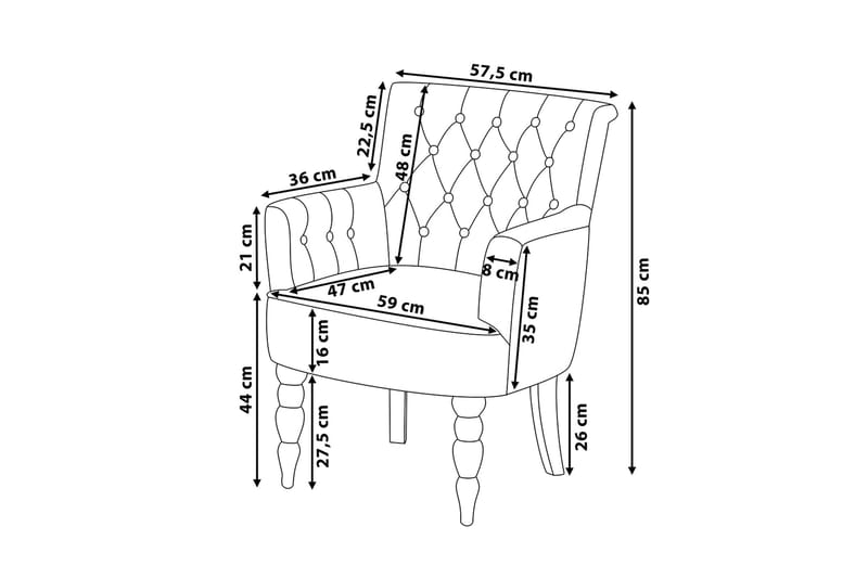 Alesund Fåtölj - Grå - Möbler - Stolar & fåtöljer - Fåtölj