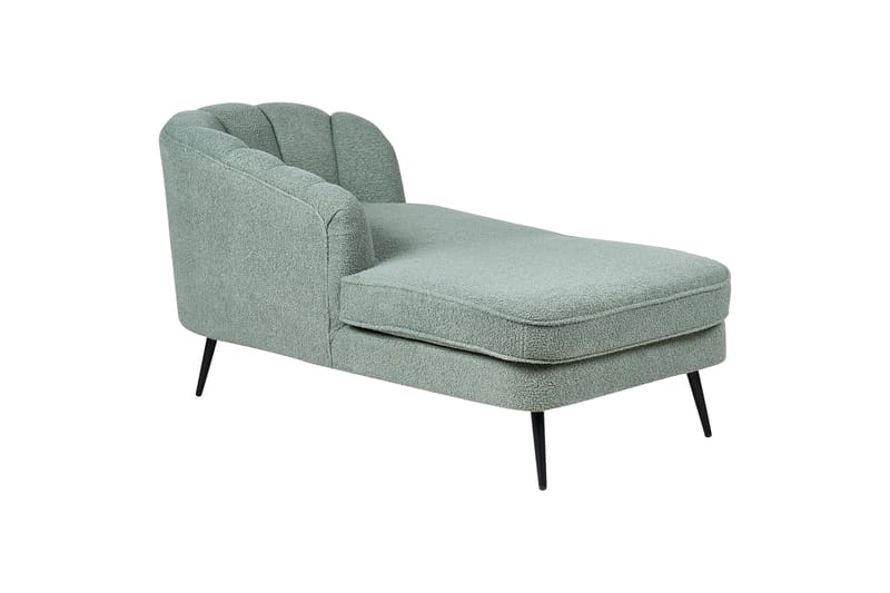 Allier Schäslong 150 cm Höger - Svart/Grön - Möbler - Stolar & fåtöljer - Fåtölj - Schäslongfåtölj & divanfåtölj