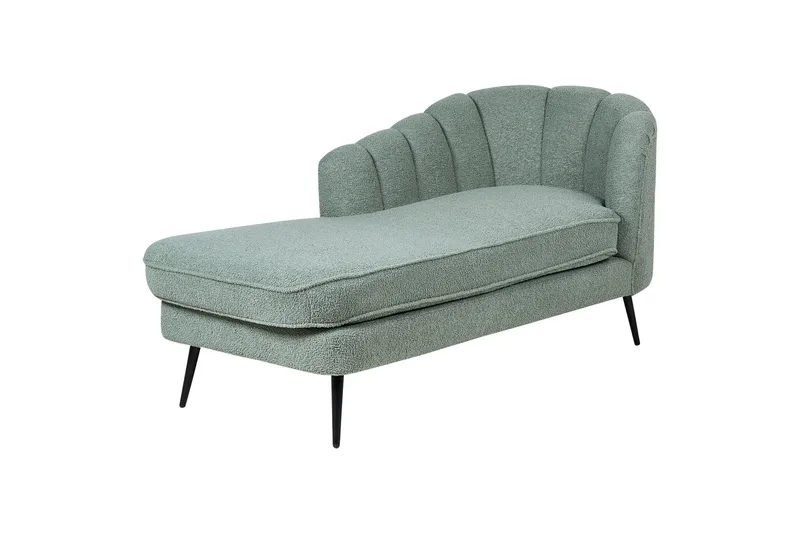 Allier Schäslong 150 cm Höger - Svart/Grön - Möbler - Stolar & fåtöljer - Fåtölj - Schäslongfåtölj & divanfåtölj