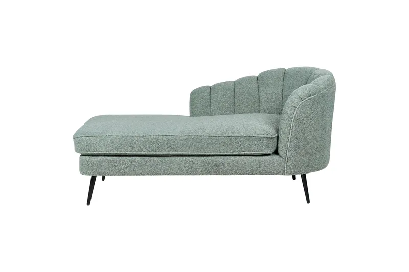 Allier Schäslong 150 cm Höger - Svart/Grön - Möbler - Stolar & fåtöljer - Fåtölj - Schäslongfåtölj & divanfåtölj