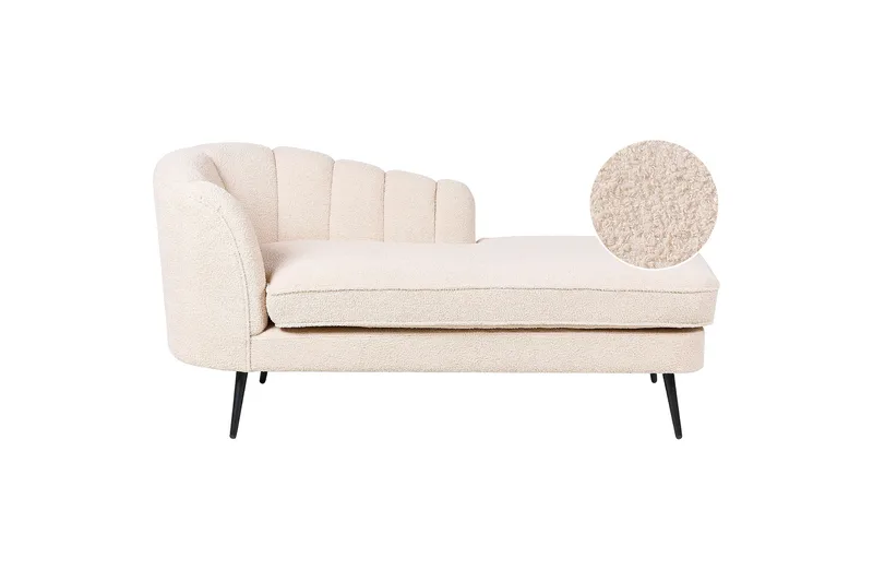 Allier Schäslong 150 cm Vänster - Beige/Svart - Möbler - Stolar & fåtöljer - Fåtölj - Schäslongfåtölj & divanfåtölj