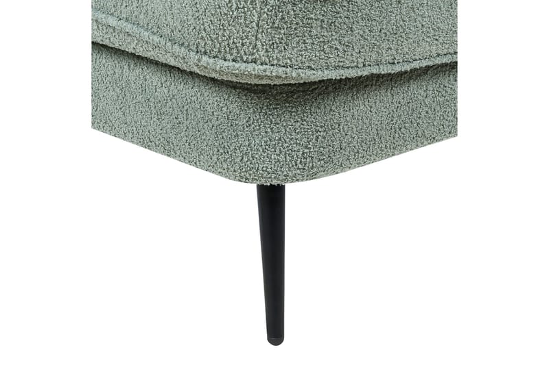 Allier Schäslong 150 cm Vänster - Svart/Grön - Möbler - Stolar & fåtöljer - Fåtölj - Schäslongfåtölj & divanfåtölj