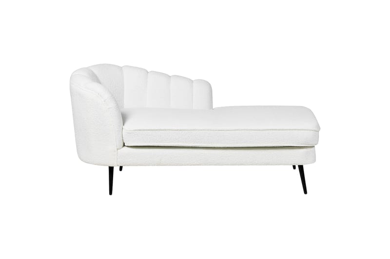 Allier Schäslong 150 cm Vänster - Svart/Vit - Möbler - Stolar & fåtöljer - Fåtölj - Schäslongfåtölj & divanfåtölj