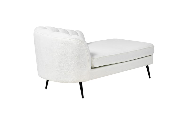 Allier Schäslong 150 cm Vänster - Svart/Vit - Möbler - Stolar & fåtöljer - Fåtölj - Schäslongfåtölj & divanfåtölj