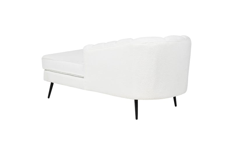 Allier Schäslong 150 cm Vänster - Svart/Vit - Möbler - Stolar & fåtöljer - Fåtölj - Schäslongfåtölj & divanfåtölj