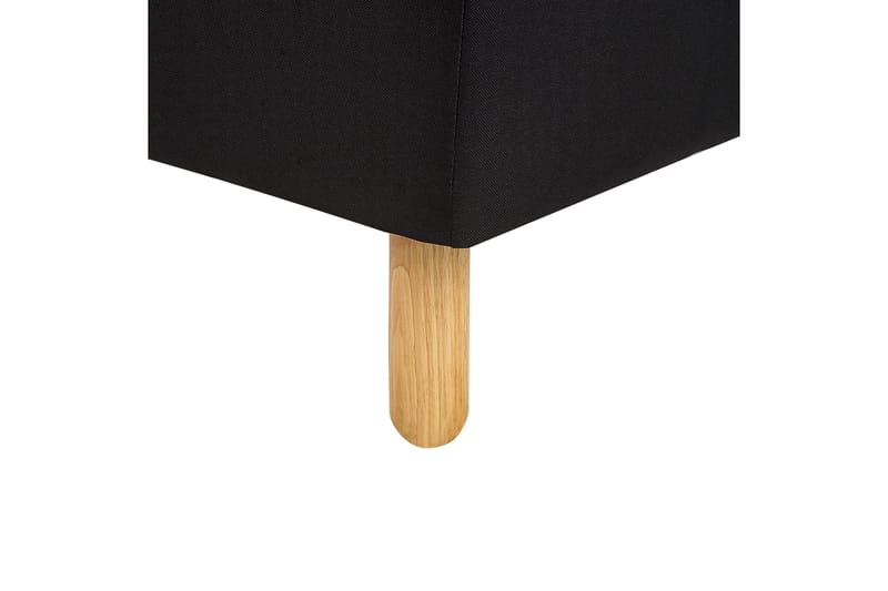 Alsten Schäslong 163 cm - Svart/Ljust trä - Möbler - Stolar & fåtöljer - Fåtölj - Schäslongfåtölj & divanfåtölj