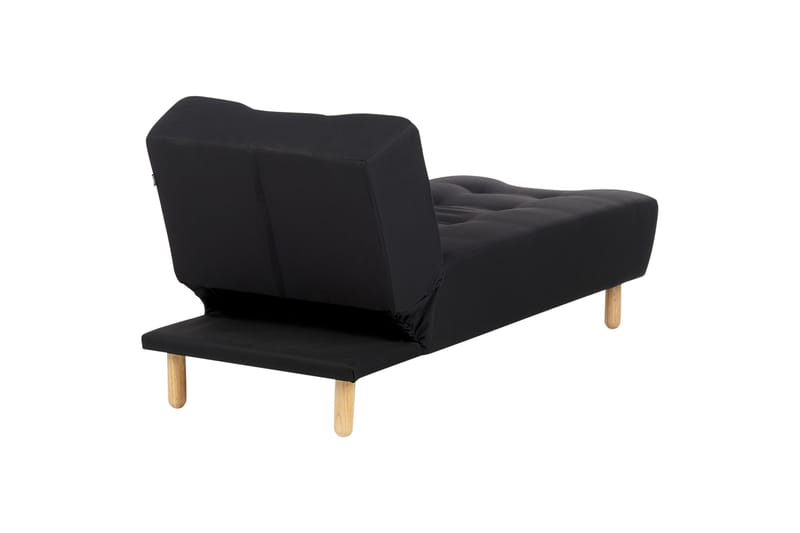 Alsten Schäslong 163 cm - Svart/Ljust trä - Möbler - Stolar & fåtöljer - Fåtölj - Schäslongfåtölj & divanfåtölj