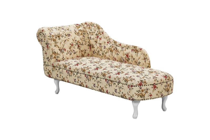 Amardeep Schäslong 169 cm Vänster - Beige/Vit/Multifärgad - Möbler - Stolar & fåtöljer - Fåtölj - Schäslongfåtölj & divanfåtölj