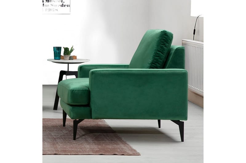 Andary Fåtölj - Grön/Svart - Möbler - Stolar & fåtöljer - Fåtölj