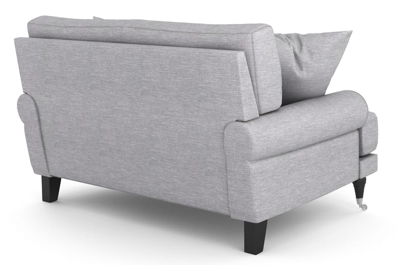 Andrew Loveseat - Ljusgrå/Krom - Möbler - Stolar & fåtöljer - Fåtölj