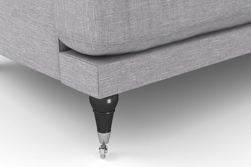 Andrew Loveseat - Ljusgrå/Krom - Möbler - Stolar & fåtöljer - Fåtölj