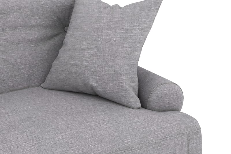 Andrew Loveseat - Ljusgrå/Krom - Möbler - Stolar & fåtöljer - Fåtölj