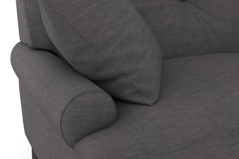 Andrew Loveseat - Mörkgrå/Krom - Möbler - Stolar & fåtöljer - Fåtölj