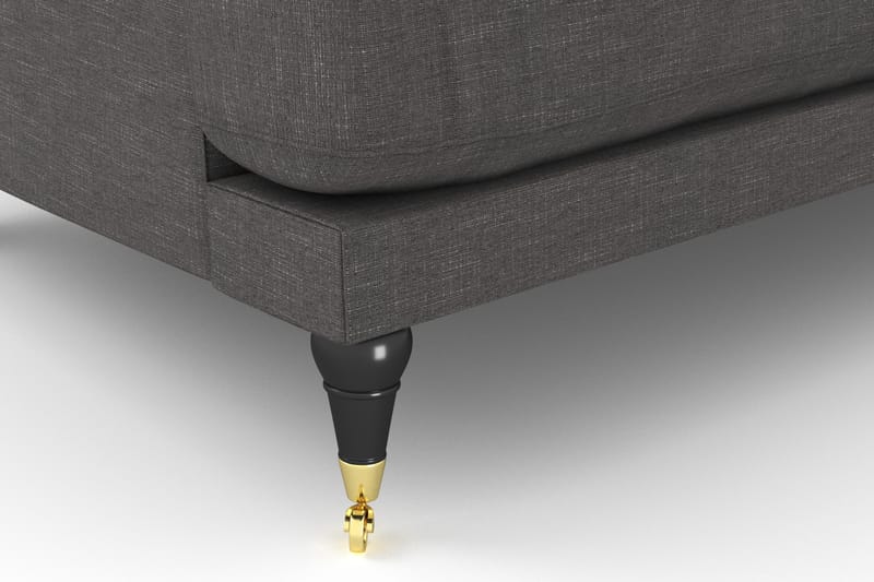 Andrew Loveseat - Mörkgrå/Mässing - Möbler - Stolar & fåtöljer - Fåtölj