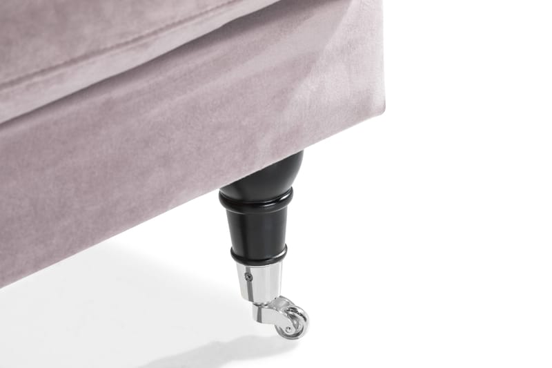 Andrew Loveseat Sammet - Lila/Krom - Möbler - Stolar & fåtöljer - Fåtölj