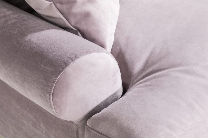 Andrew Loveseat Sammet - Lila/Krom - Möbler - Stolar & fåtöljer - Fåtölj