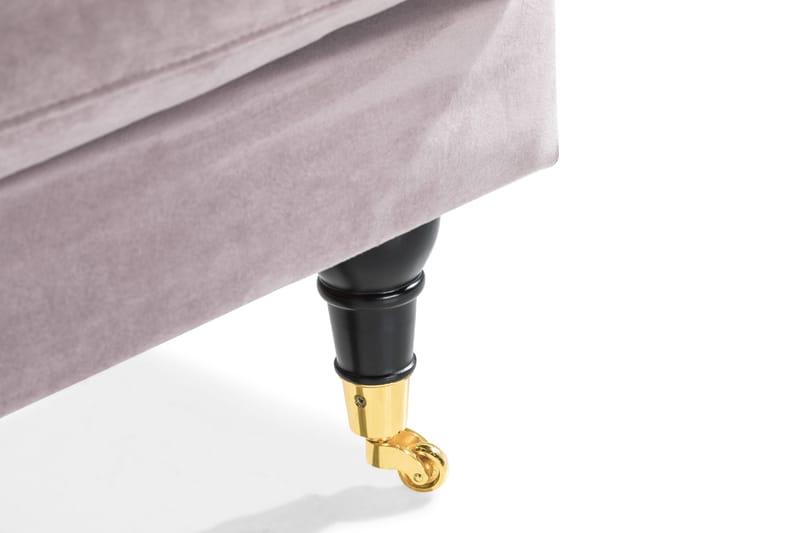 Andrew Loveseat Sammet - Lila/Mässing - Möbler - Stolar & fåtöljer - Fåtölj