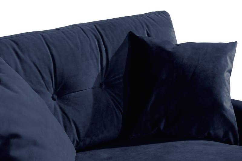 Andrew Loveseat Sammet - Midnattsblå/Krom - Möbler - Stolar & fåtöljer - Fåtölj