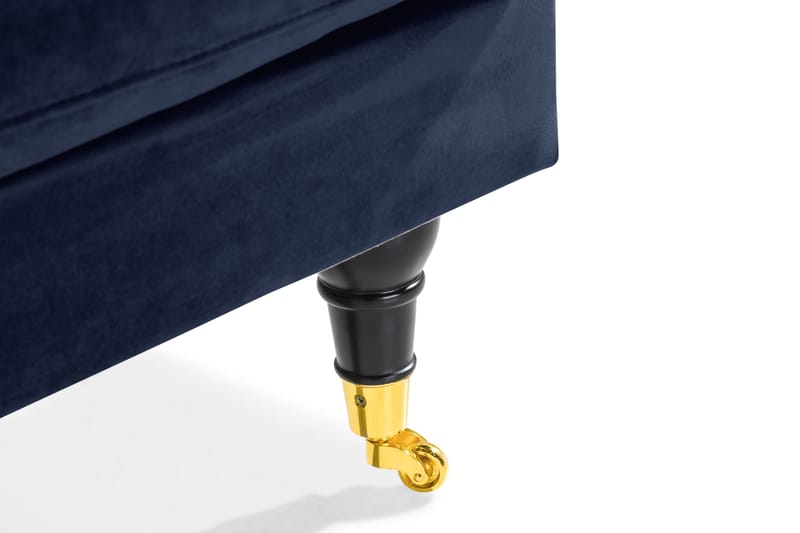 Andrew Loveseat Sammet - Midnattsblå/Mässing - Möbler - Stolar & fåtöljer - Fåtölj