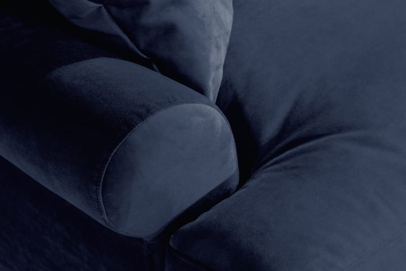 Andrew Loveseat Sammet - Midnattsblå/Mässing - Möbler - Stolar & fåtöljer - Fåtölj