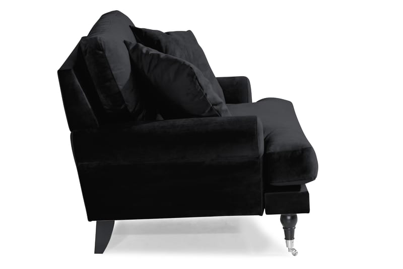Andrew Loveseat Sammet - Svart/Krom - Möbler - Stolar & fåtöljer - Fåtölj