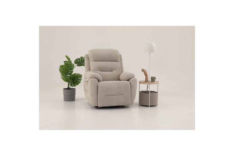 Angola Reclinerfåtölj Manuell - Krämvit - Möbler - Stolar & fåtöljer - Fåtölj - Biofåtölj & reclinerfåtölj