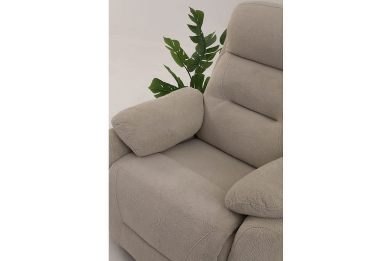 Angola Reclinerfåtölj Manuell - Krämvit - Möbler - Stolar & fåtöljer - Fåtölj - Liggfåtölj