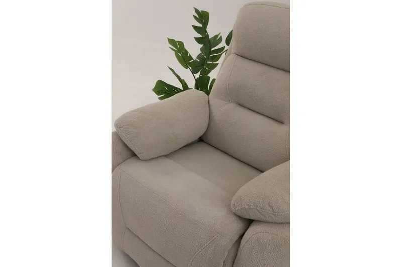 Angola Reclinerfåtölj Manuell - Krämvit - Möbler - Stolar & fåtöljer - Fåtölj - Biofåtölj & reclinerfåtölj