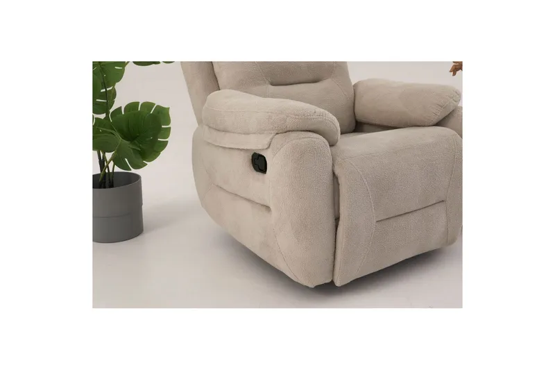 Angola Reclinerfåtölj Manuell - Krämvit - M öbler - Stolar & fåtöljer - Fåtölj - Biofåtölj & reclinerfåtölj