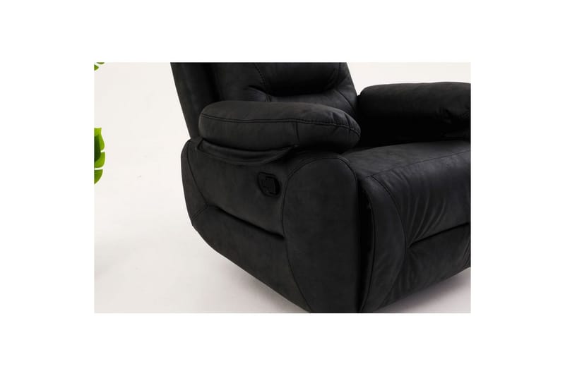 Angola Reclinerfåtölj Manuell - Svart - Möbler - Stolar & fåtöljer - Fåtölj - Liggfåtölj