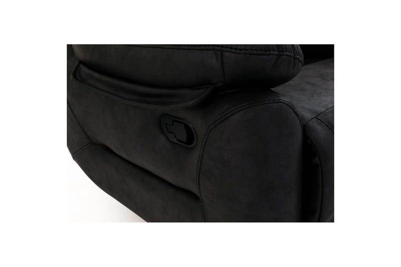 Angola Reclinerfåtölj Manuell - Svart - Möbler - Stolar & fåtöljer - Fåtölj - Biofåtölj & reclinerfåtölj