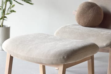 Armchair Rile Beige Fåtölj + Ottoman - Möbler - Stolar & fåtöljer - Fåtölj