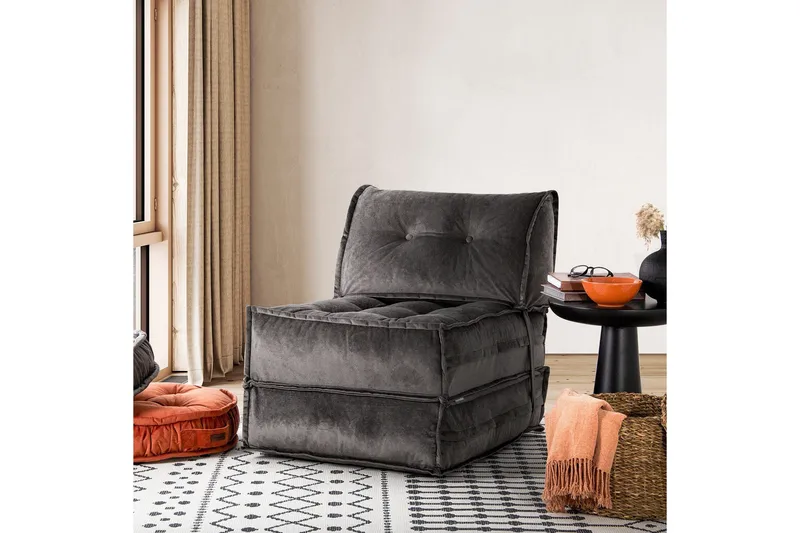 Avy Bäddfåtölj - Antracit - Möbler - Stolar & fåtöljer - Fåtölj - Bäddfåtölj