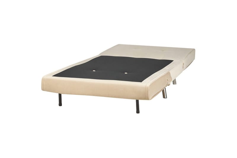 Bäddsoffa Farris - Beige, Silver - Möbler - Stolar & fåtöljer - Fåtölj - Bäddfåtölj