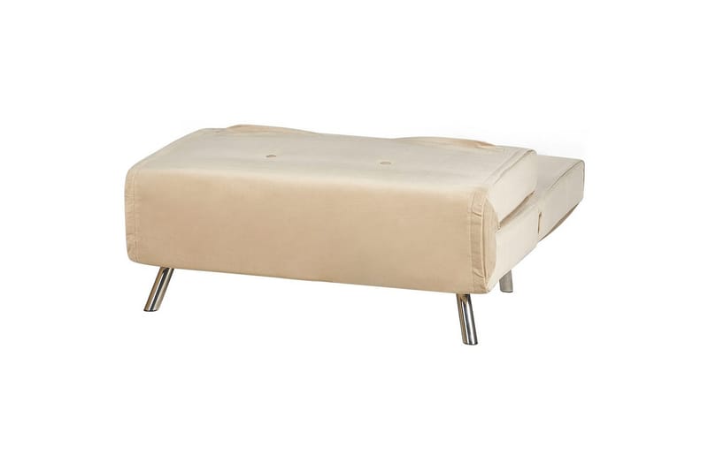 Bäddsoffa Farris - Beige, Silver - Möbler - Stolar & fåtöljer - Fåtölj - Bäddfåtölj