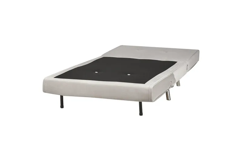 Bäddsoffa Farris - Grå, Silver - Möbler - Stolar & fåtöljer - Fåtölj - Bäddfåtölj