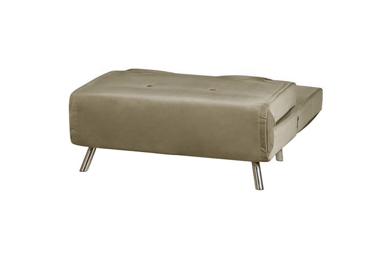Bäddsoffa Farris - Grön, Silver - Möbler - Stolar & fåtöljer - Fåtölj - Bäddfåtölj