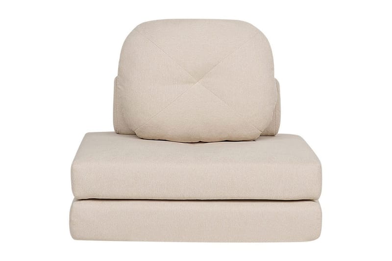 Bäddsoffa Olden, Beige/Polyester, 81x182 cm
