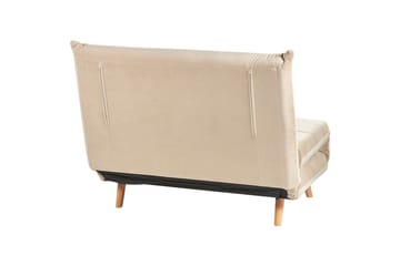 Bäddsoffa Setten - Beige, ljust trä - Möbler - Stolar & fåtöljer - Fåtölj - Bäddfåtölj