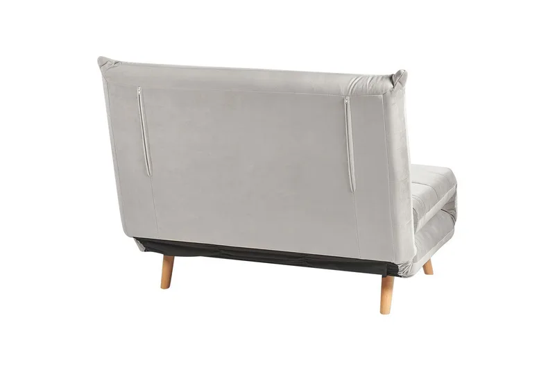 Bäddsoffa Setten - Grå, ljust trä - Möbler - Stolar & fåtöljer - Fåtölj - Bäddfåtölj