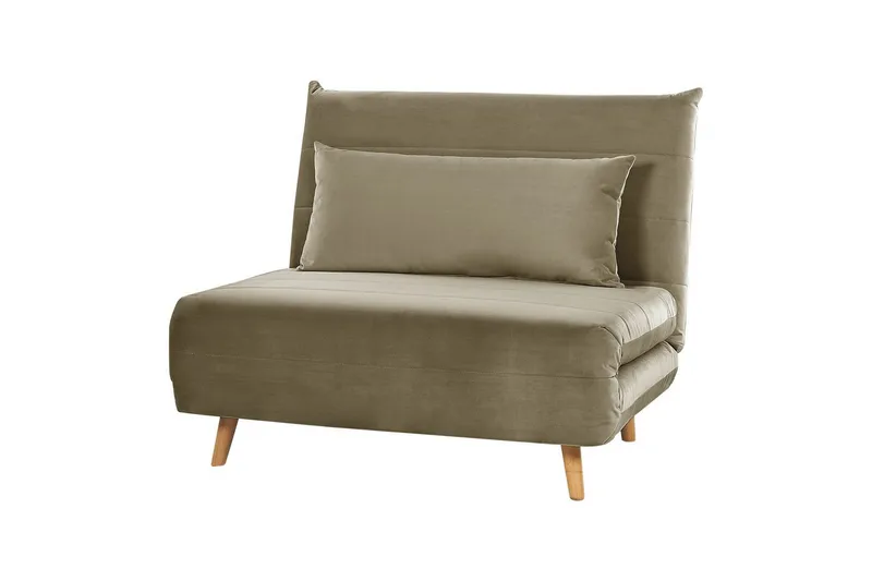 Bäddsoffa Setten - Grönt, ljust trä - Möbler - Stolar & fåtöljer - Fåtölj - Bäddfåtölj
