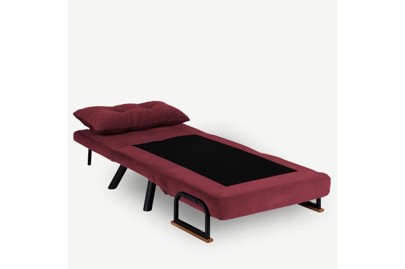 Alfredton Bäddfåtölj 175x60 cm - Röd - Möbler - Stolar & fåtöljer - Fåtölj - Bäddfåtölj