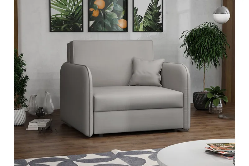 Bensbyn Fåtölj - Grå - Möbler - Stolar & fåtöljer - Fåtölj - Bäddfåtölj