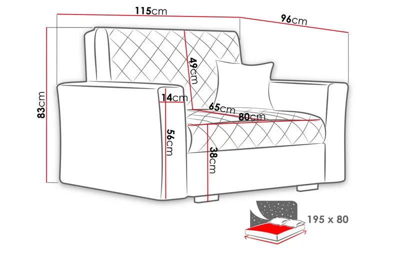 Bensbyn Fåtölj - Grå - Möbler - Stolar & fåtöljer - Fåtölj - Bäddfåtölj