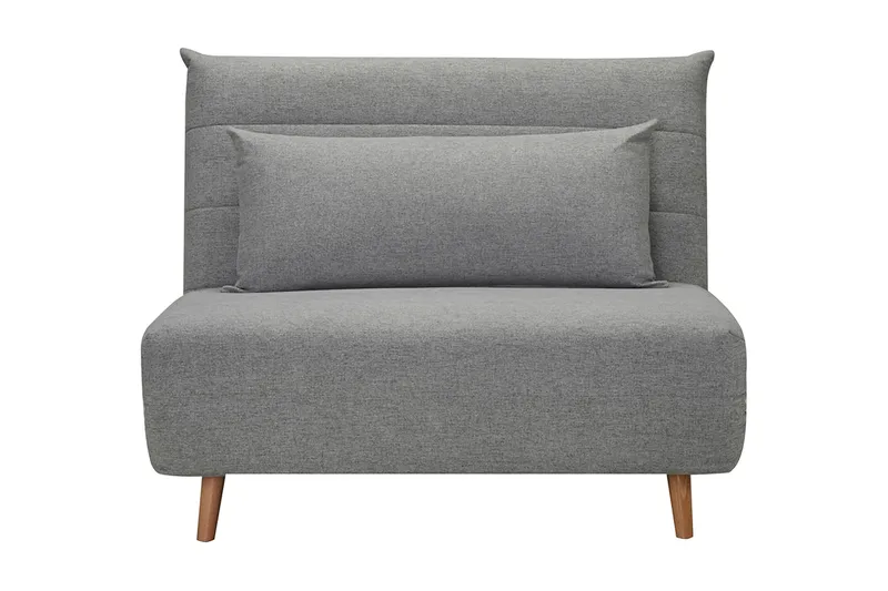 Clandulla Bäddfåtölj, Grå/Trä/Natur